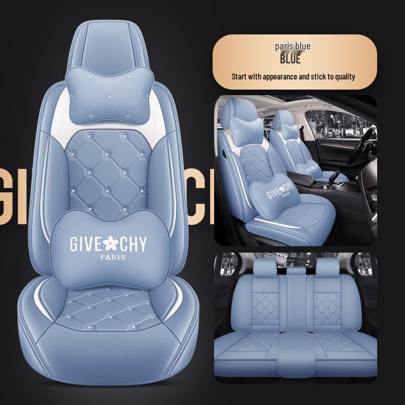 Фиолетовая кожаная накидка на сиденье автомобиля для Haoying CR-V, Xingchen, Changan CS55