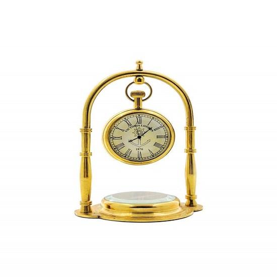 Часы Victoria London Marine Clock Home Decor настольные с компасом направления декоративные