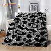 Мягкое плюшевое одеяло с 3D леопардовым принтом, фланелевое одеяло для гостиной, спальни, кровати, дивана, чехол для пикника, детское одеяло