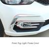 For Honda Fit Jazz GR -2023 Front Rear Fog Light Lamp Frame Cover Trims ABS Carbon Fiber Car External