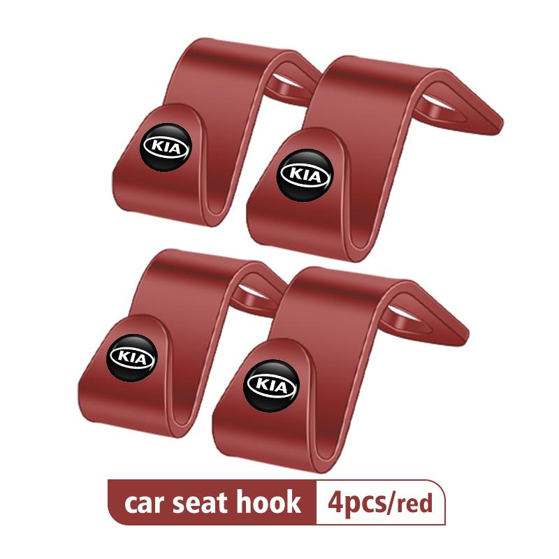 For KIA Auto ABS Multi-Purpose Headrest Hook Car Seat Back Multi-function Hooks Rio K5 K2 Sportage Ceed Sorento Picanto Stinger gbfu50