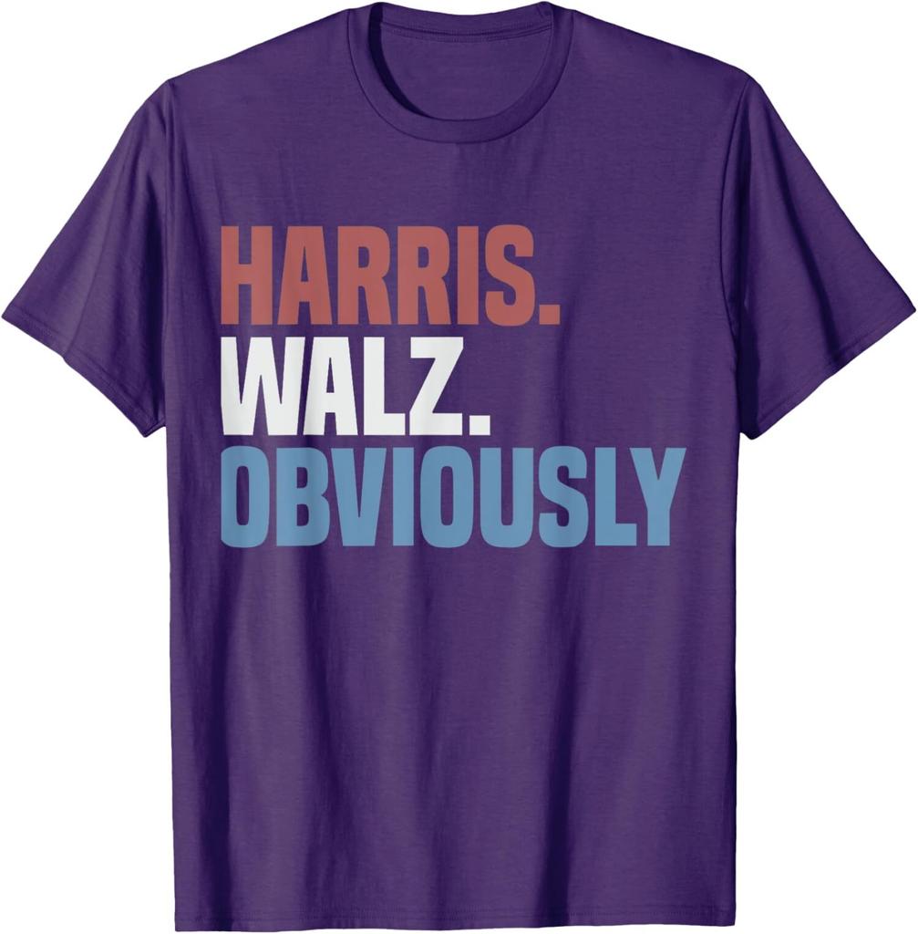 Kamala Walz Obviously 2026 Harris Waltz Election Unisex T-shirt