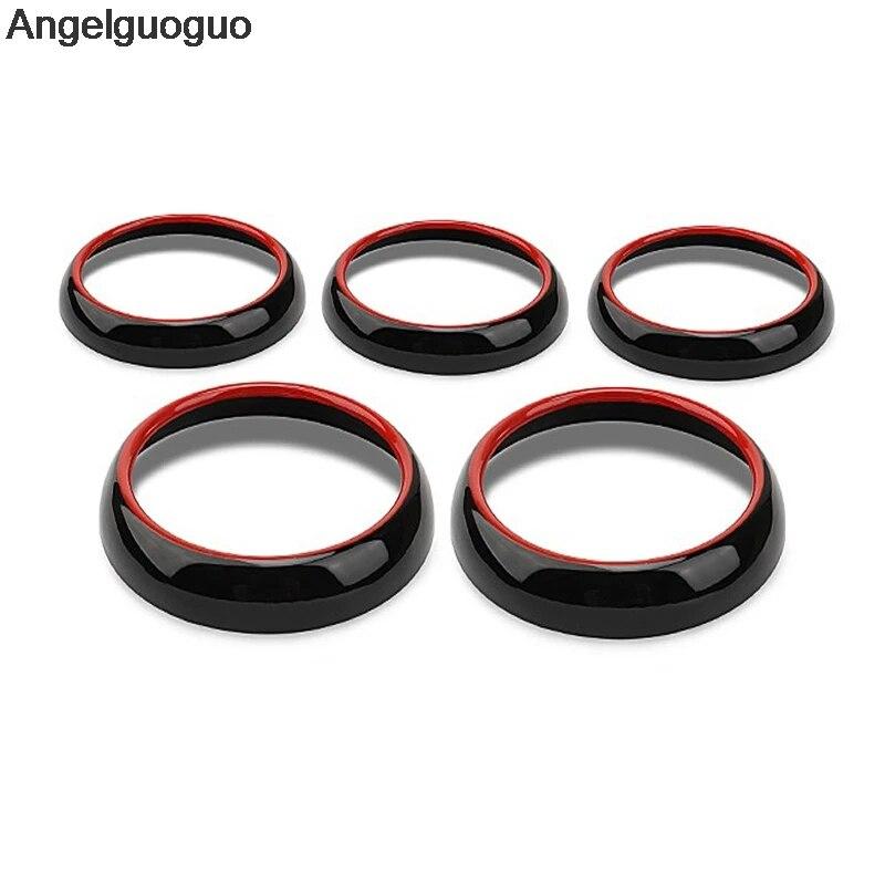 Двухцветный автомобильный кондиционер, вентиляционное отверстие, кольцо, накладка, украшение для Mercedes Benz GLA X156 CLA C117 class