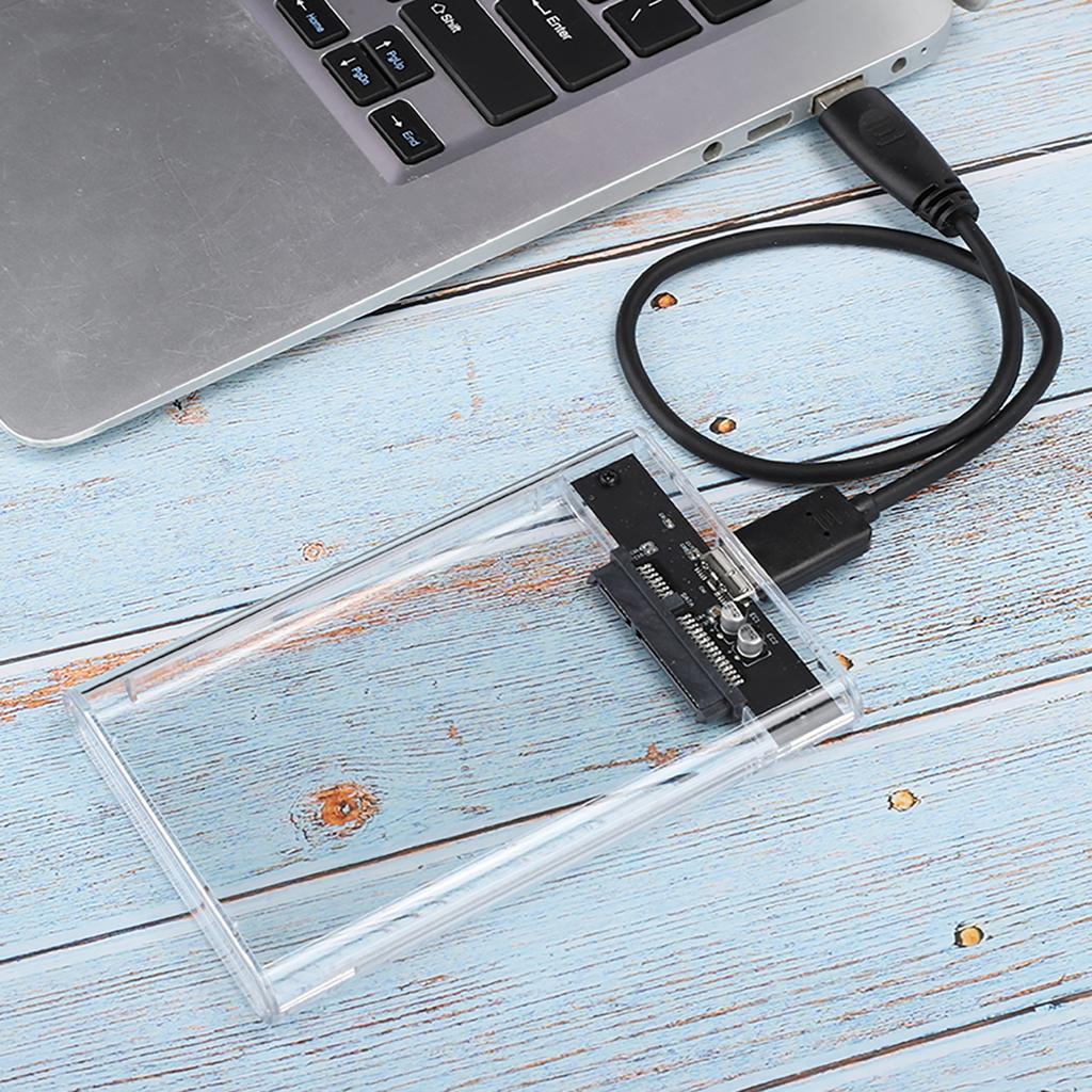 2,5-дюймовый SATA высокоскоростной USB 3.0 мобильный жесткий диск внешний корпус HDD SDD бокс-кейс (Не включая жесткий диск)