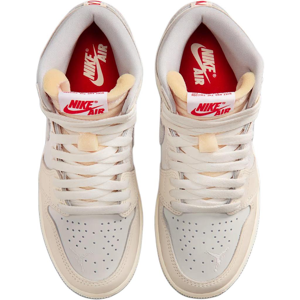 Кроссовки Air Jordan 1 High Retro OG GS Парусник Университетский красный Детские Бледно-слоновая кость Кокосовое молоко Фантом IH4281-100