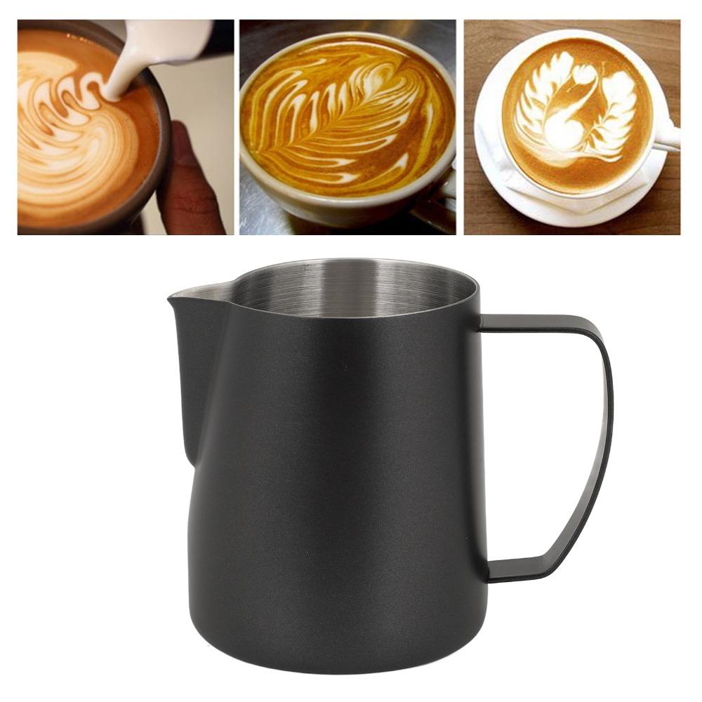 24oz Steaming Pitcher Stainless Steel Milk Frothing Pitcher Coffee Latte Art Milk Frother Maker