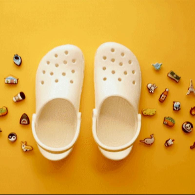 Crocs Желтый знак Gibitz Корея