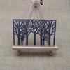 Forest Tree Rectangular Frame Metal Cutting Dies Stencils Die Cut for DIY Scrapbooking Embossing