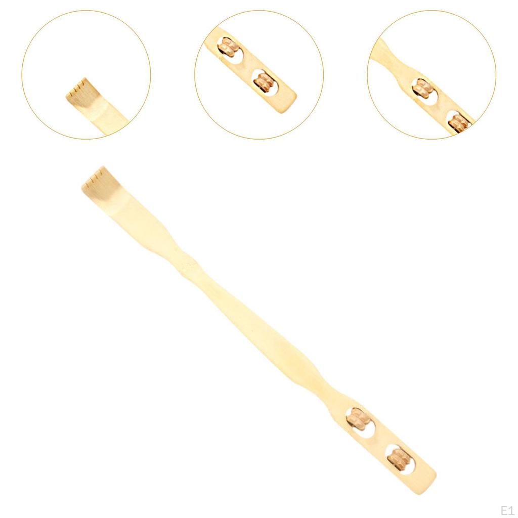 Спинная скребковая длинная ручка из светлого дерева для мужчин