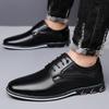 Fashion New Large Size 38-53 Pu Leather Dress Shoes for Men Designer Soft-soled Male Driving Shoes Fashion Solid Color Light Men's Shoes
