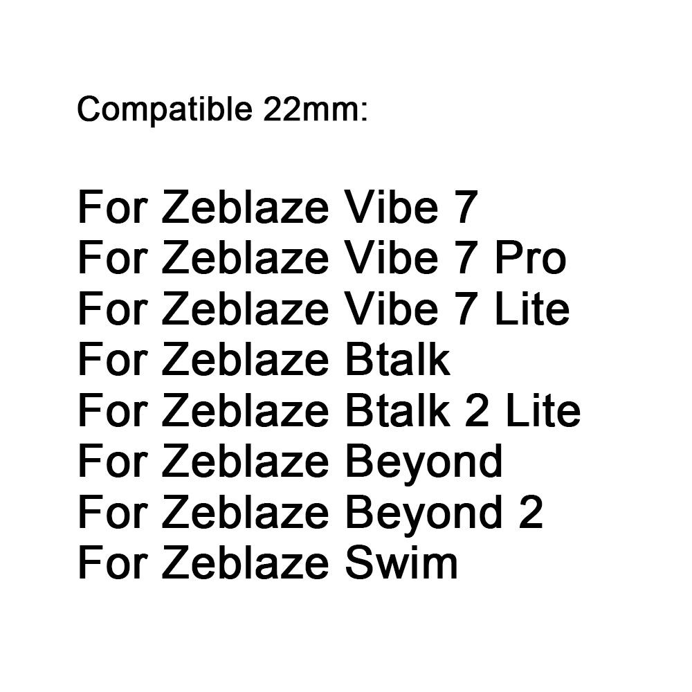 Ремешок для Zeblaze Vibe 7 Pro Stratos 2 3 Btalk 2 Band ремешок для смарт-часов для Zeblaze Swim GPS браслеты ремешок aa