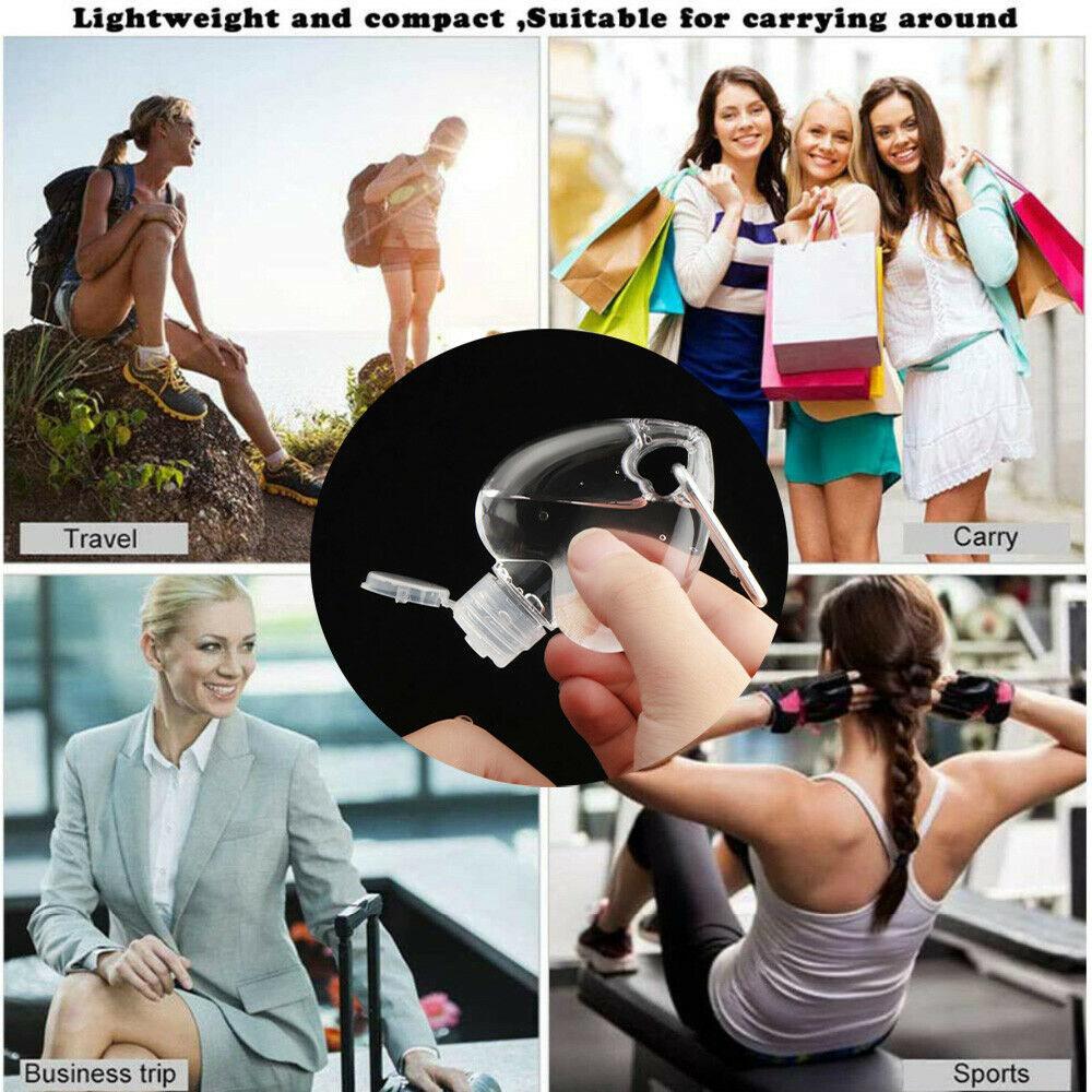 Форма Пластик С кольцом для ключей Многоразовая бутылка Бутылка для жидкого мыла Косметический контейнер Бутылка-спрей