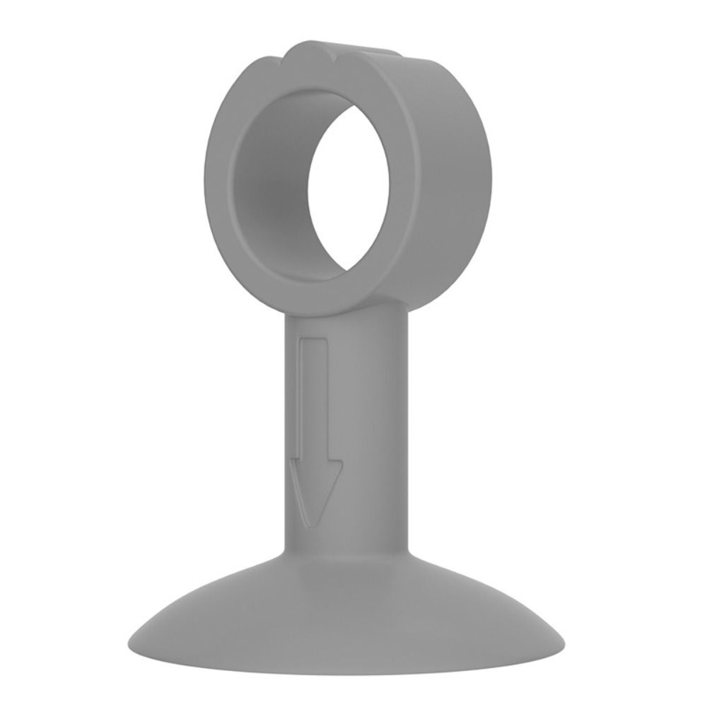 3cps Silicone Door Stoppers Suction Cup Type Door Handle Cover Crash Pad Door Handle Bumper Home