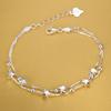 Fine Noble  Sterling  Solid Chain Bracelet For Women Men Charm Party Gift Wedding Party Fashion Jewelry