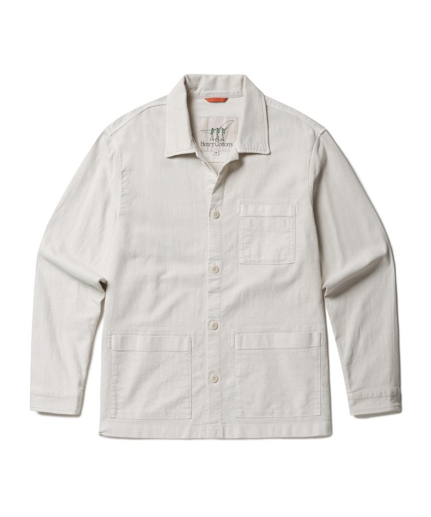 Henry Cottons Linen-Dyed Chore Jacket_Ahjam25611Ivx