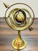 Vintage Brass Armillary Sphere 11" Antique Astrolabe Table Top World Globe Gift