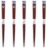 Happy Set of Made of Made In PID5026 J-kitchens Chopsticks, 5, Wood, Japan,