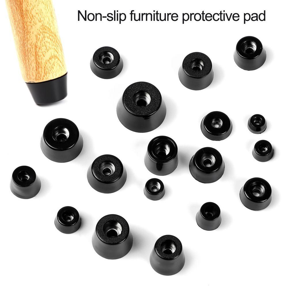 10 pcs Safe Cabinet Speaker Cushion Tapered Protective Pad PVC Foot Mat Furniture Slip Feet