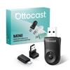 OTTOCAST Ottocast Mini 2025 Latest Wireless Auto Adapter Mini For Genuine Wired Auto Compatible Vehicles Bluetooth Compatible Plug Play Automatic