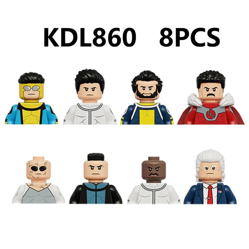 KDL857 KDL860 Непобедимые Строительные Блоки Мини Фигурки Игрушки