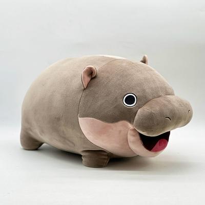 Кавайные плюшевые игрушки-гиппопотамы, мультяшные мягкие животные, мягкие гиппопотамы, подарки на день рождения, декор для комнаты