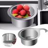 Drain Water Basket Sink Drain Basket Dish Storage Drying Rack Kitchen Tools Filter Storage Shelf