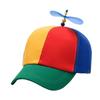 Забавная шляпа Snapback, пропеллер вертолета, приключенческая шляпа для папы, радужная, бамбуковая, бейсбольная кепка со стрекозой для взрослых, детей, мальчиков и девочек