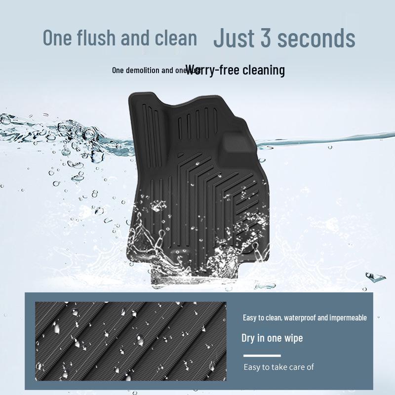 Водонепроницаемые ТПЭ коврики для Mitsubishi Delica D5 2019-2021 (Правый руль)