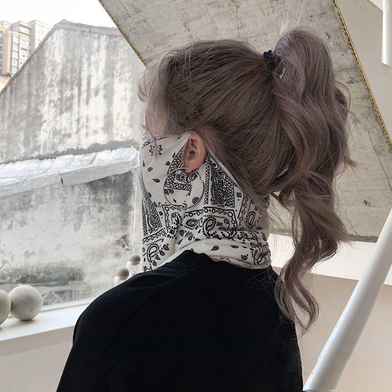 UV Protection Mask Ice Silk Cooling Sunscreen Face Ear Neck Protection For Men Women Summer Outdoor Cycling Breathable Scarf