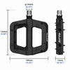 1 Pair Sealed Bearings Bicycle Platform Pedals Non Slip Bike Flat Pedals  Mountain Biking