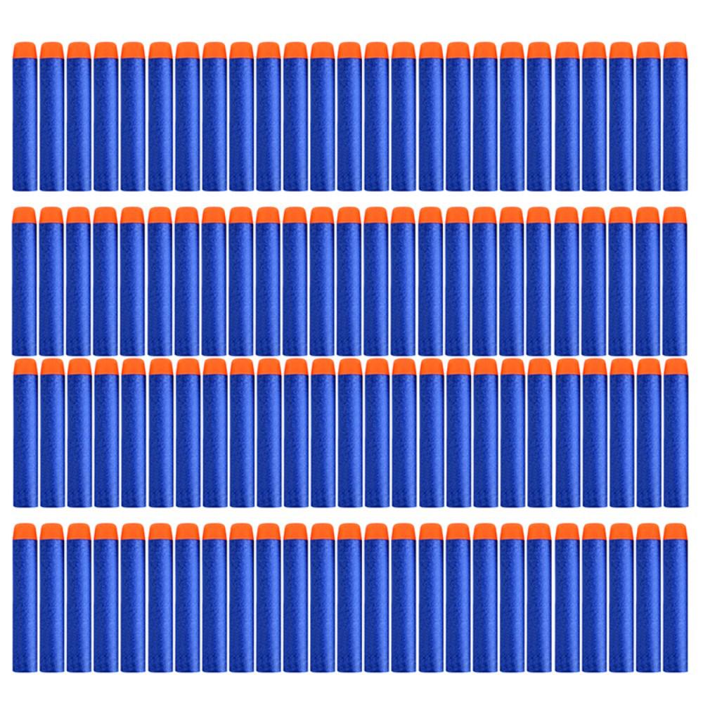 100PCS For Balls Soft Hollow Hole Head 7.2cm Refill Darts Toys for Series Blasters Xmas Kid Children Gift