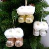 Christmas Decoration Snow Boots Doll Toy Hanging Pendant Christmas Tree Decorations Ornaments for Home New Year