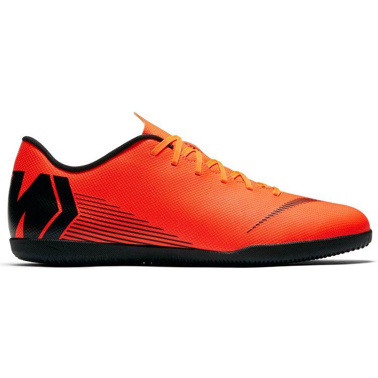 Nike Mercurial Vapor 12 Club Indoor Soccer Shoes Men Sneaker Black Orange AH7385-810