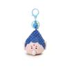 Soft Plush Buddhist Themed Keychain Charming Cartoon Keyring For Couples