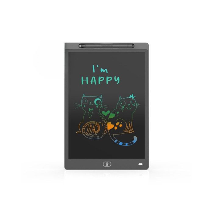 Tablette Graphique - Écran Couleur LCD 12" - Effaçable - Design Léger - Stylet Ergonomique