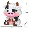 Creative Building Blocks 25 Stypes Cute Animal Cartoon Model DIY Collect Fans Education Toys for Kids Gift for Girls