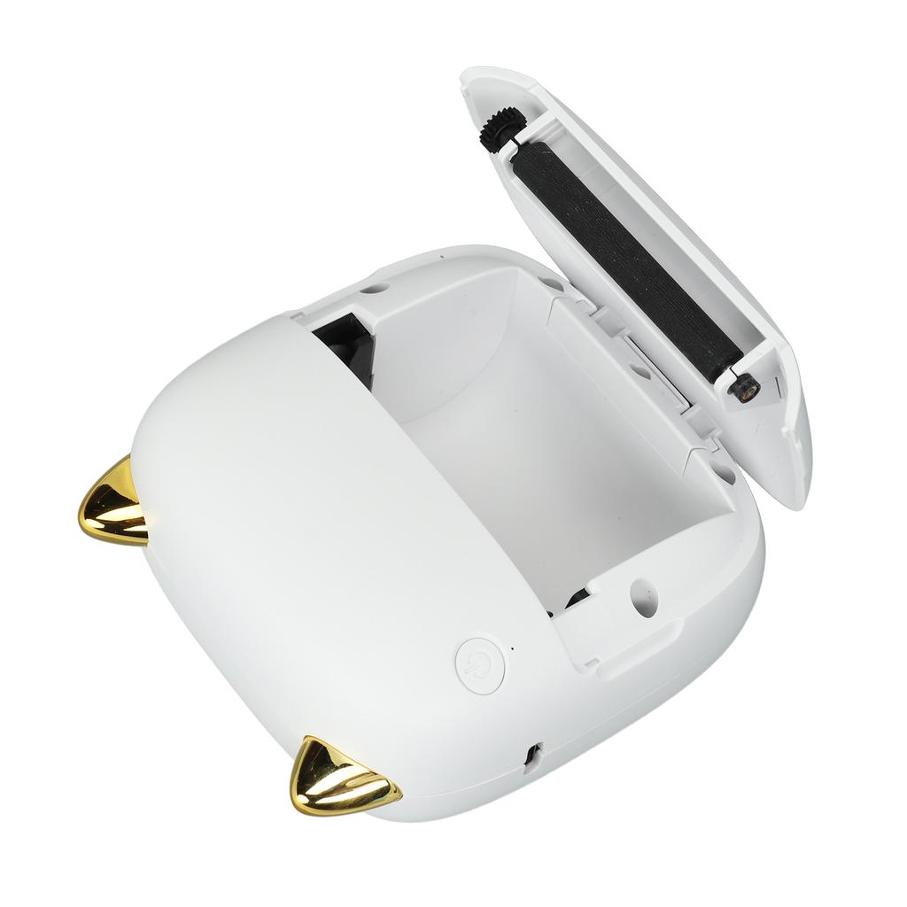 Wireless Mini Photo Printer Portable Inkless Adhesive Rechargeable 200DPI High Resolution Bluetooth