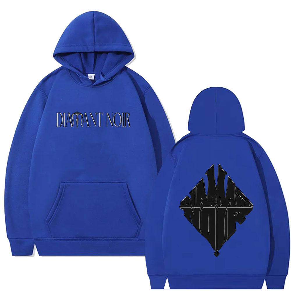 Худи с графикой рэпера WeRenoi Diamant Noir для мужчин и женщин, модная поп-музыка, уличная одежда, мужские повседневные винтажные худи оверсайз