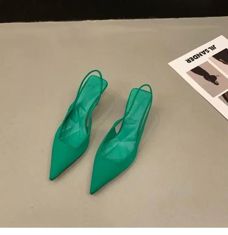 Fashion Ladies Shoes High Quality Slip On Women's Pumps Autumn Pointed Toe Solid Fashion Shallow Mouth High Heels Dress Pumps Women