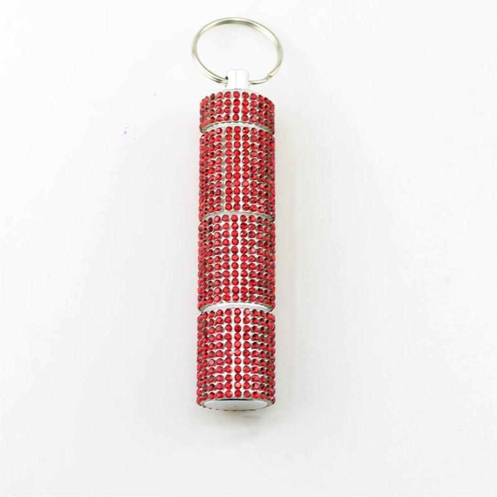 Водонепроницаемый симпатичный ящик для хранения таблеток, органайзер со стразами, подвеска для бутылок, дорожная сумка