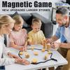 Magnetic Chess Set with 20 Travel-Stones Strategy Board Game for Family Game Night Indoor Outdoor Use for Kids Adults (Age 8+)