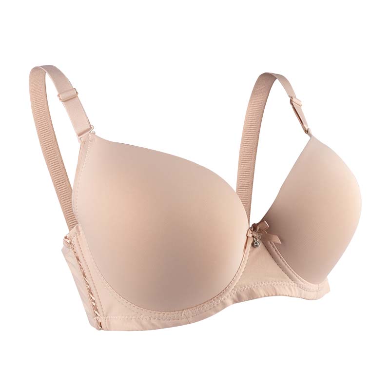 Push Up Bra Seamless Plus Size Brassiere Sexy Solid Color Underwar Underwire Female Lingerie 38CD-48CD