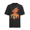 Herren T-Shirt Bio Baumwolle Dragon Ball Son Goku Saiyajin Anime Nerd Geek