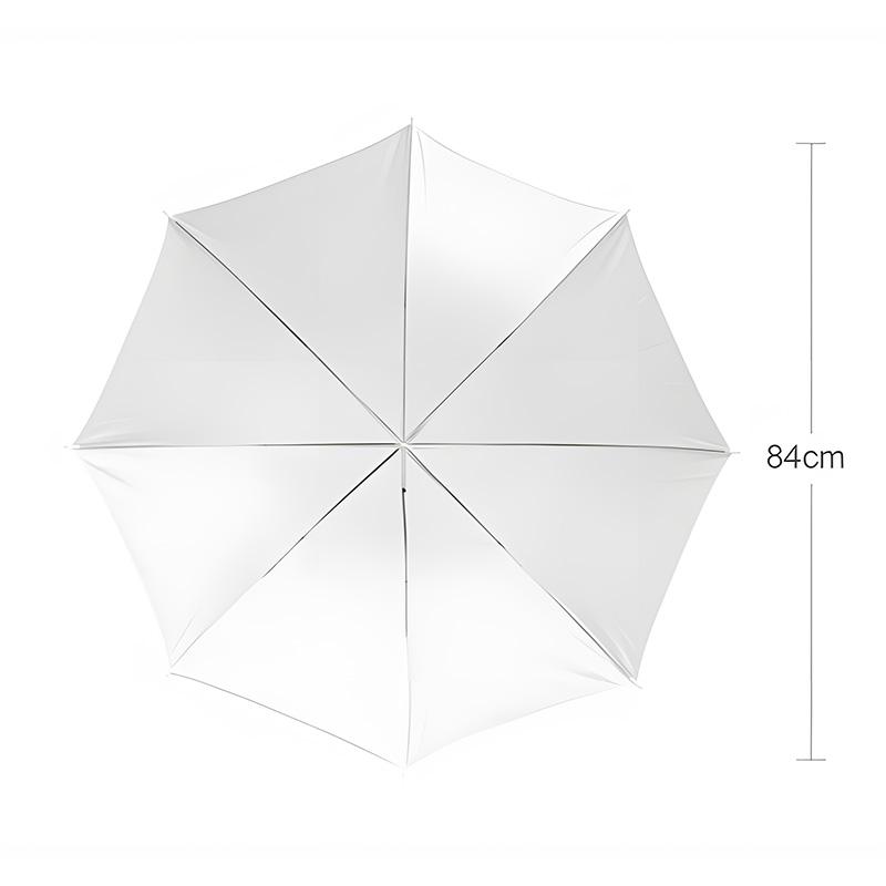 2 шт. профессиональный 33-дюймовый 84 см белый полупрозрачный мягкий зонт для фотостудии со вспышкой