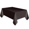 Large Plastic Rectangle Table Cover Cloth Party Red White Black Tablecloth Covers for Birthday Wedding Christmas Wipe Clean