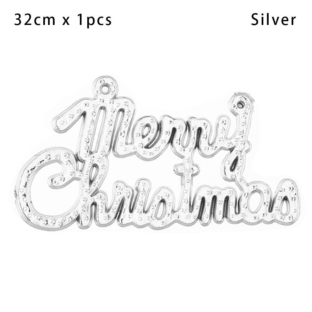 Accessories Party Supplies Merry Christmas Pendant Xmas Tree Decor Hanging Ornament English Letter