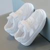 2025 Summer Kids' Breathable White Mesh Sports Shoes: Boys' Hollow Design & Girls' Style