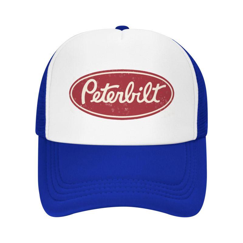 Мужские сетчатые бейсболки Peterbilt Truck Racing, унисекс, хип-хоп, регулируемая кепка snapback, женские летние повседневные кепки от солнца