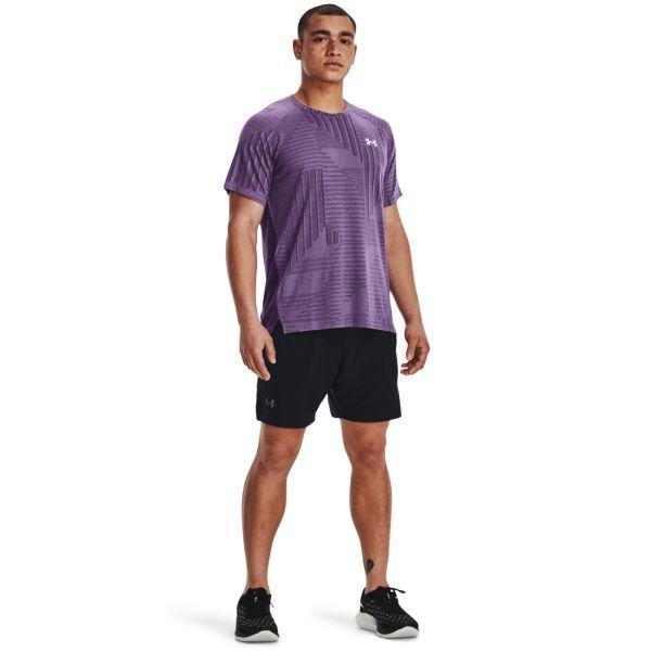 Under Armour Шорты для бега 2-в-1 Pure Color с поясом, мужские, черные 1376831-001