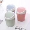 Mini Rubbish Can Plastic Wastebasket Creative Trash Can Bedroom Bathroom Office Dorms
